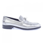 Hermes Shoes Loafers Silver