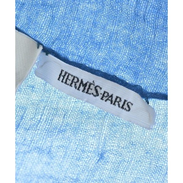 Hermes Shawl Scarf Blue — view 4