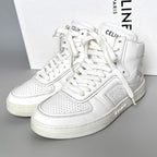 Celine Trainer High Top Sneakers 35 White