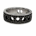 Dior Homme Cannage Bts Jimin Wears Ring Silver Black XS Box Weight Handbag