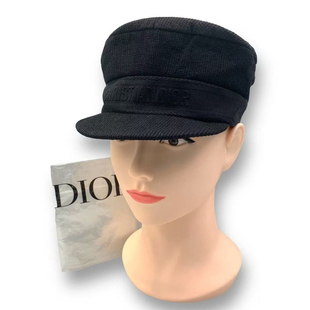 Dior Cap Cotton Black Handbag