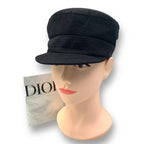 Dior Cap Cotton Black Handbag
