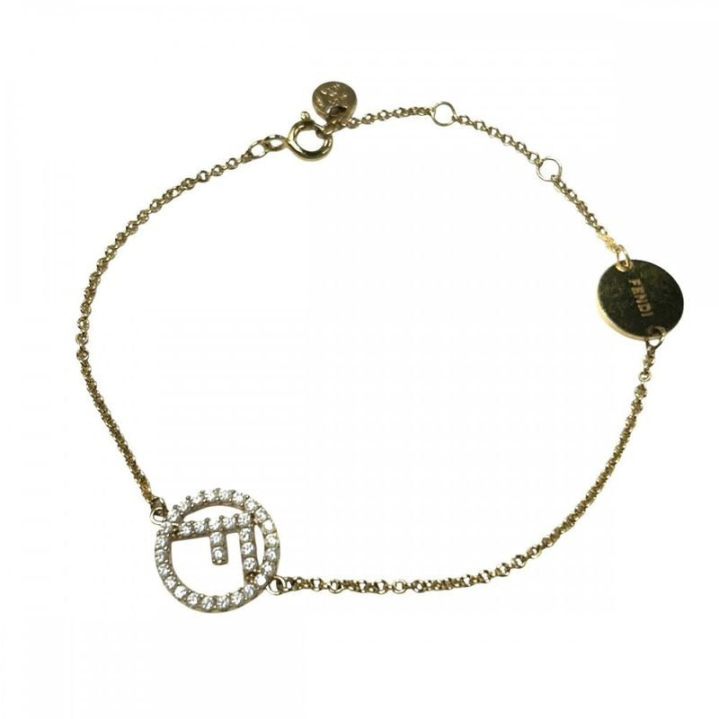 Fendi Bracelet Fs Accessories With Adjuster Brass Zirconia