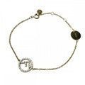 Fendi Bracelet Fs Accessories With Adjuster Brass Zirconia