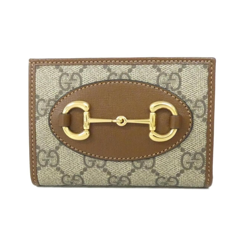 Gucci Horsebit Wallet Canvas Brown