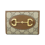 Gucci Horsebit Wallet Canvas Brown