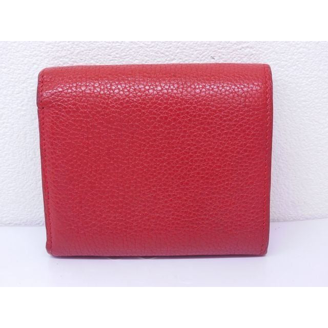 Louis Vuitton Portefeuille Double Leather Compact Wallet Red — view 2