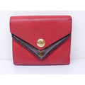 Louis Vuitton Portefeuille Double Leather Compact Wallet Red