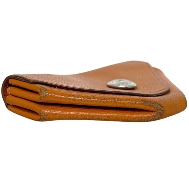Hermes Coin Case Van Quatre Orange Purse Leather — view 7