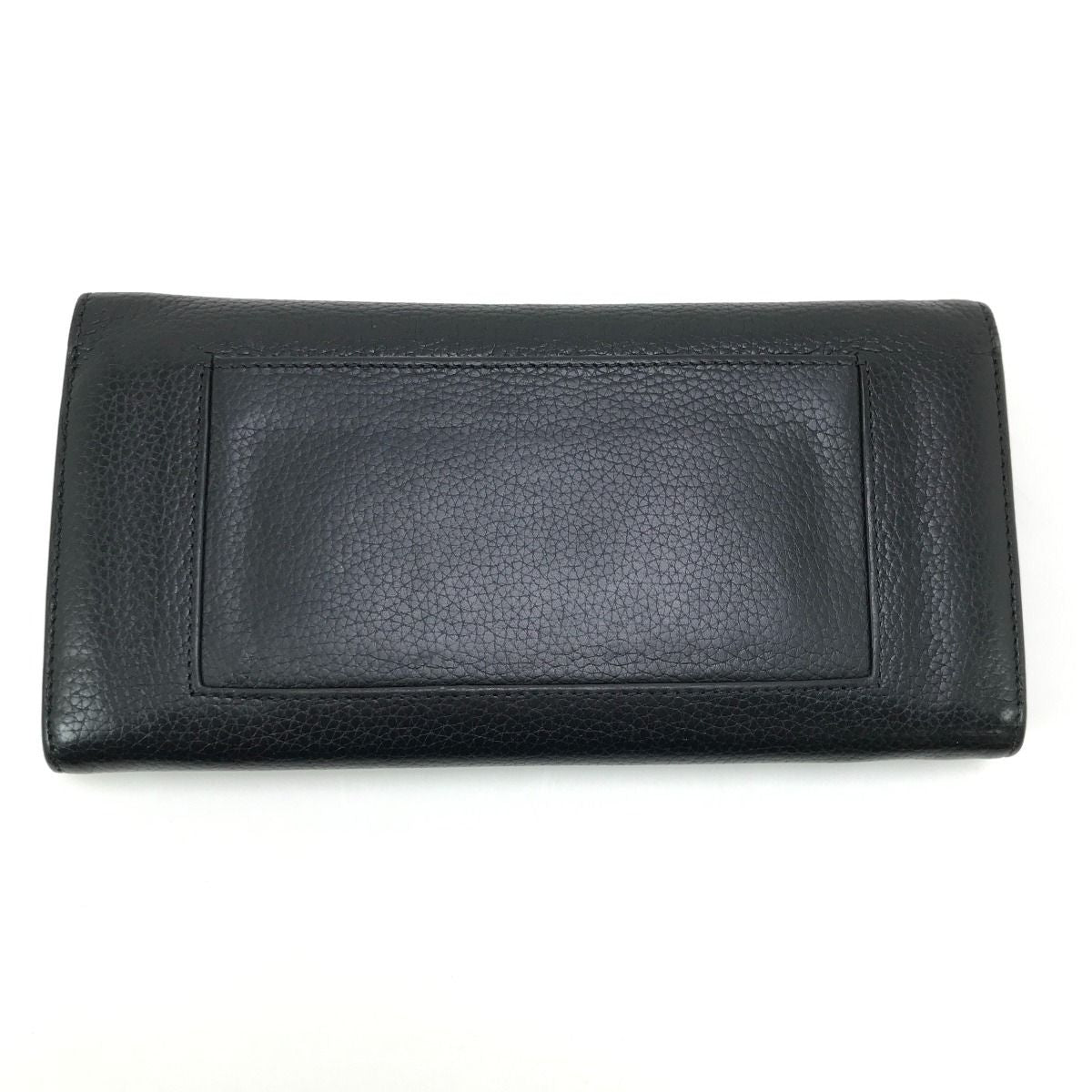 Celine Long Wallet Large Flap Multifunction Black Yellow — view 3