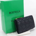 Bottega Veneta Intrecciato Trifold Wallet Leather