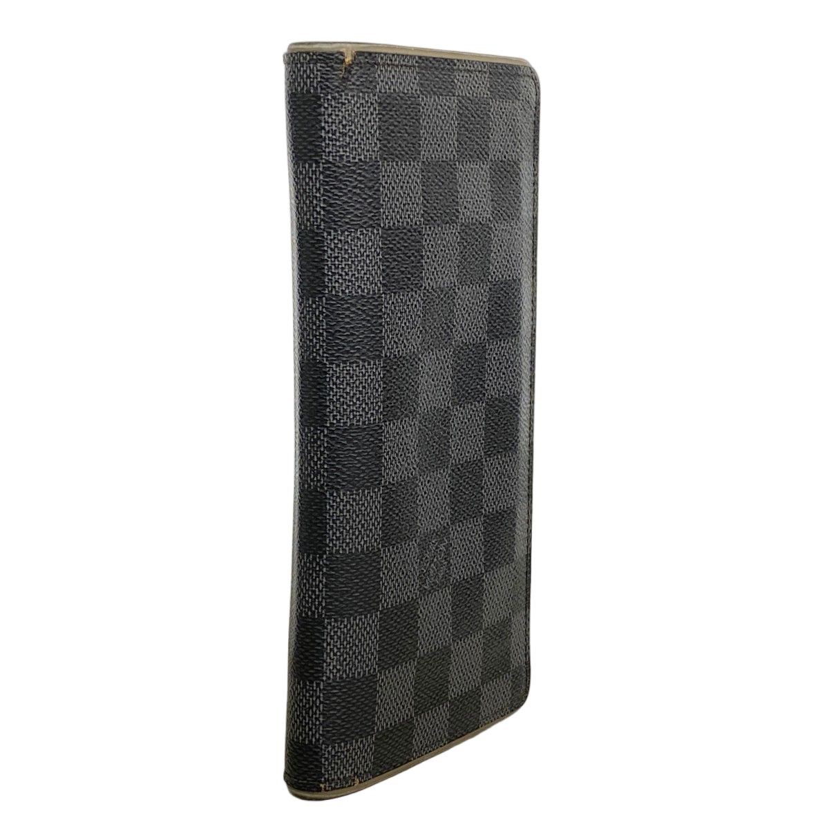 Louis Vuitton Wallet Damier Graphite Portefeuille Brazza Gray Black Tope — view 2