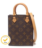 Louis Vuitton 2-Way Shoulder Bag Crossbody Sac Plat Monogram