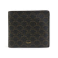 Celine Triomphe Bi-Fold Black Wallet