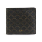 Celine Triomphe Bi-Fold Black Wallet