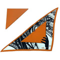 Hermes Triangle Scarf Large Silk Flying Box Orange