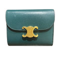 Celine Triomphe Small Flap Compact Wallet Trifold