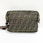 Fendi Shoulder Bag Zucca Scratch Yes 16161 001 Brown — view 2