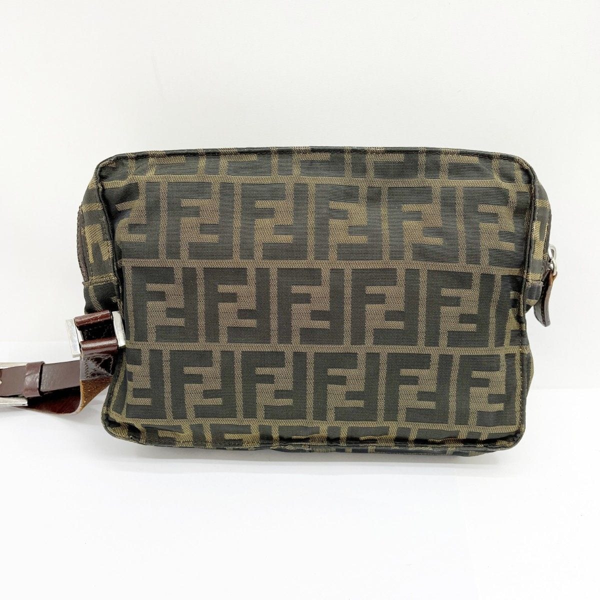 Fendi Shoulder Bag Zucca Scratch Yes 16161 001 Brown — view 2