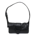 Gucci Aphrodite Black Shoulder Bag Cuff Leather