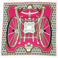 Hermes Carre 90 LES Roues de Phaeton Four-wheeled Carriage Wheels Scarf Silk