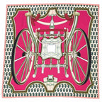 Hermes Carre 90 LES Roues de Phaeton Four-wheeled Carriage Wheels Scarf Silk