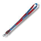 Chanel Neck Strap Coco Mark Blue Orange Red Silver Hardware — view 9