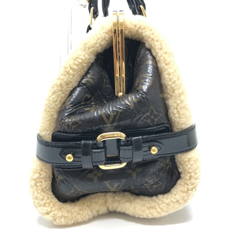 Louis Vuitton Handbag Storm Patent Leather Brown Marron — view 2