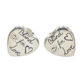 Gucci Loveheart Earrings Silver