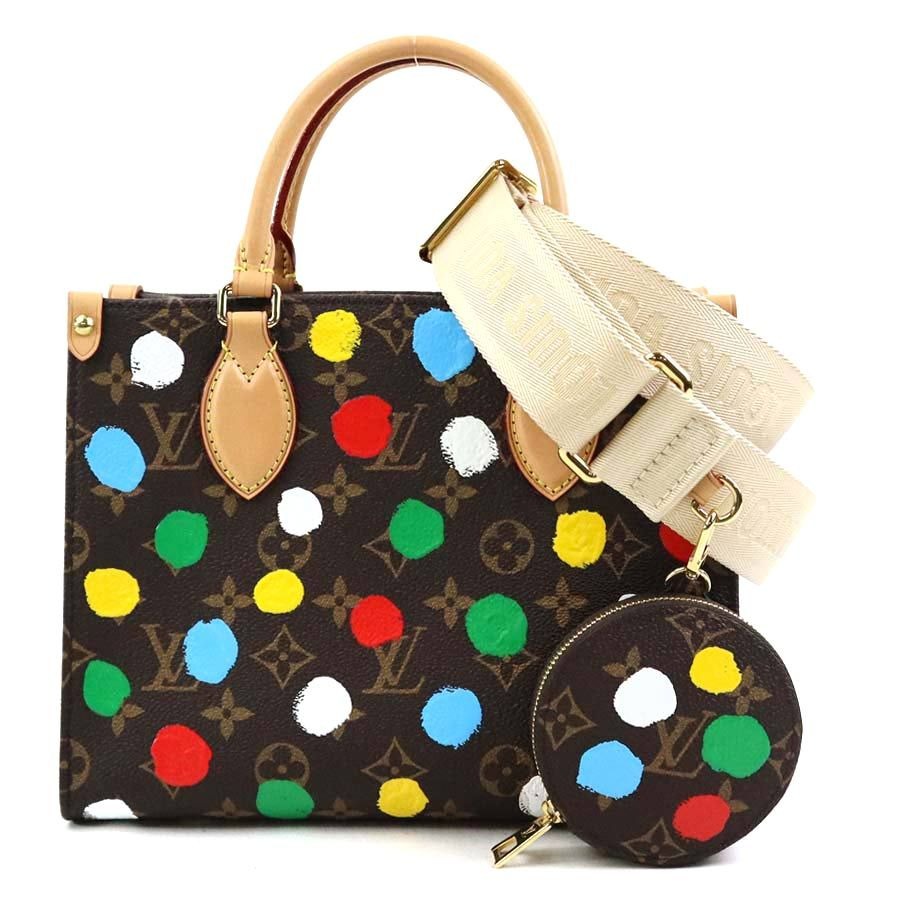 Louis Vuitton Shoulder Bag LV Yk On The Go PM Brown Multicolor