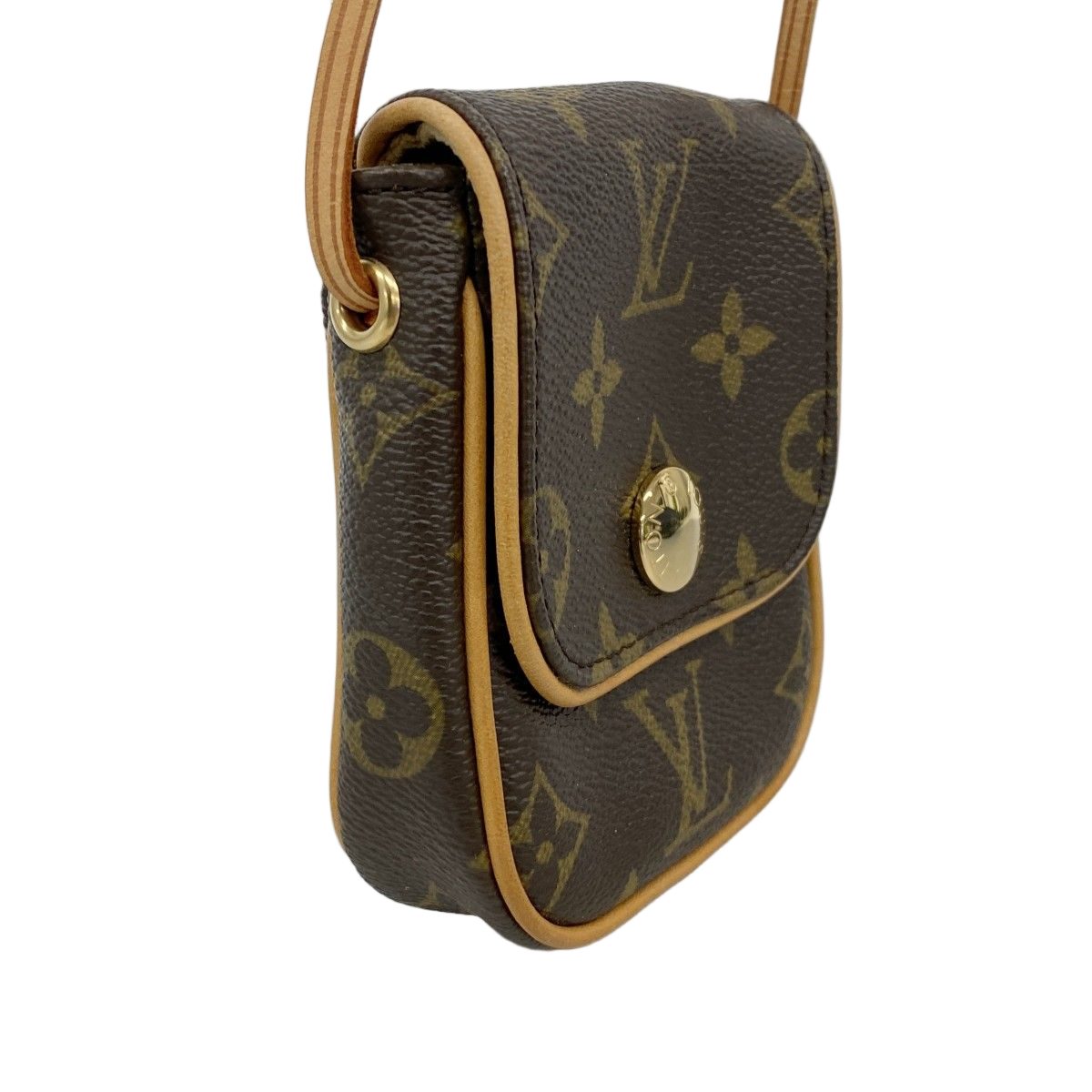 Louis Vuitton Shoulder Bag Monogram Pochette Cancun Brown — view 2