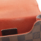 Louis Vuitton Shoulder Bag Portobello Canvas Leather Ebene Brown — view 6