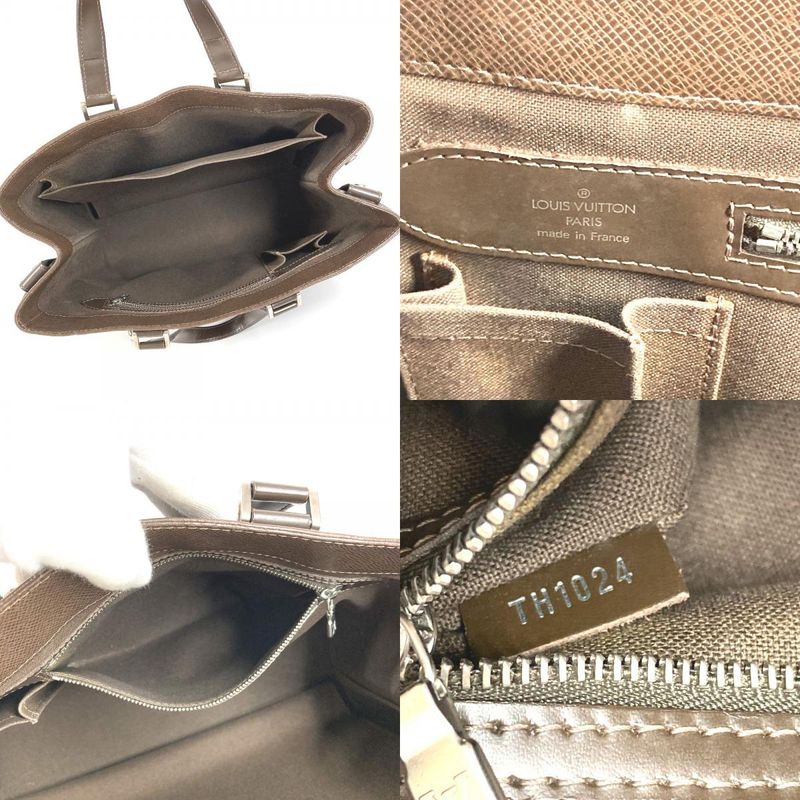 Louis Vuitton Handbag Casbek PM Taiga Leather Grizzly Brown — view 8