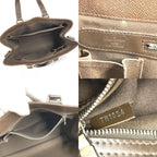 Louis Vuitton Handbag Casbek PM Taiga Leather Grizzly Brown — view 8