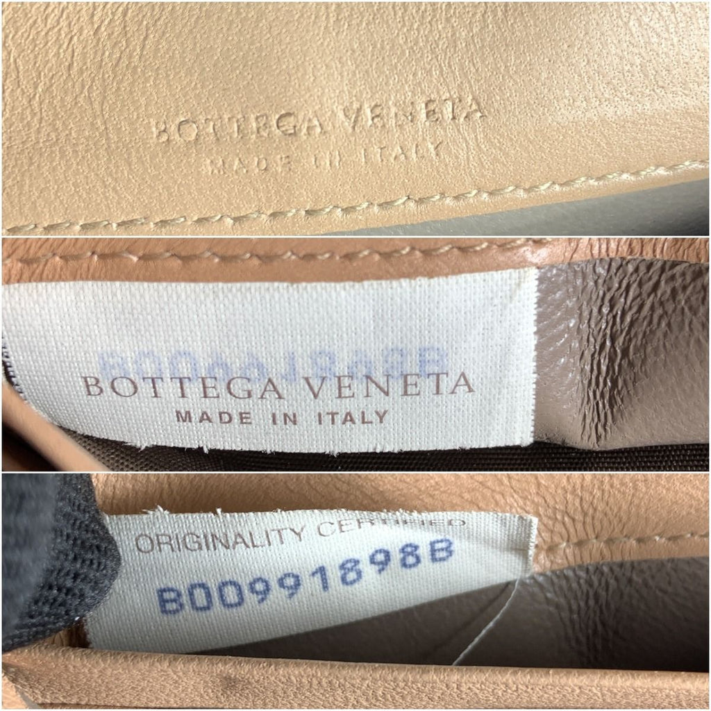 Bottega Veneta Intrecciato Leather Long Wallet Pink — view 9