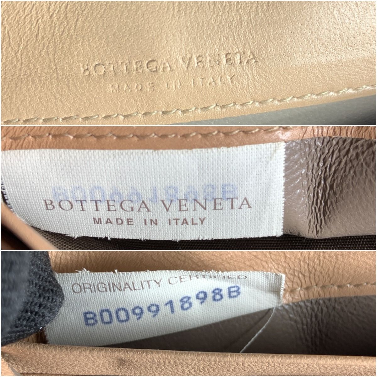 Bottega Veneta Intrecciato Leather Long Wallet Pink — view 9