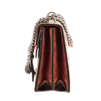 Gucci Blooms Dionysus Beige Burgundy Supreme Canvas Shoulder Bag — view 3