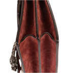 Gucci Blooms Dionysus Beige Burgundy Supreme Canvas Shoulder Bag — view 8