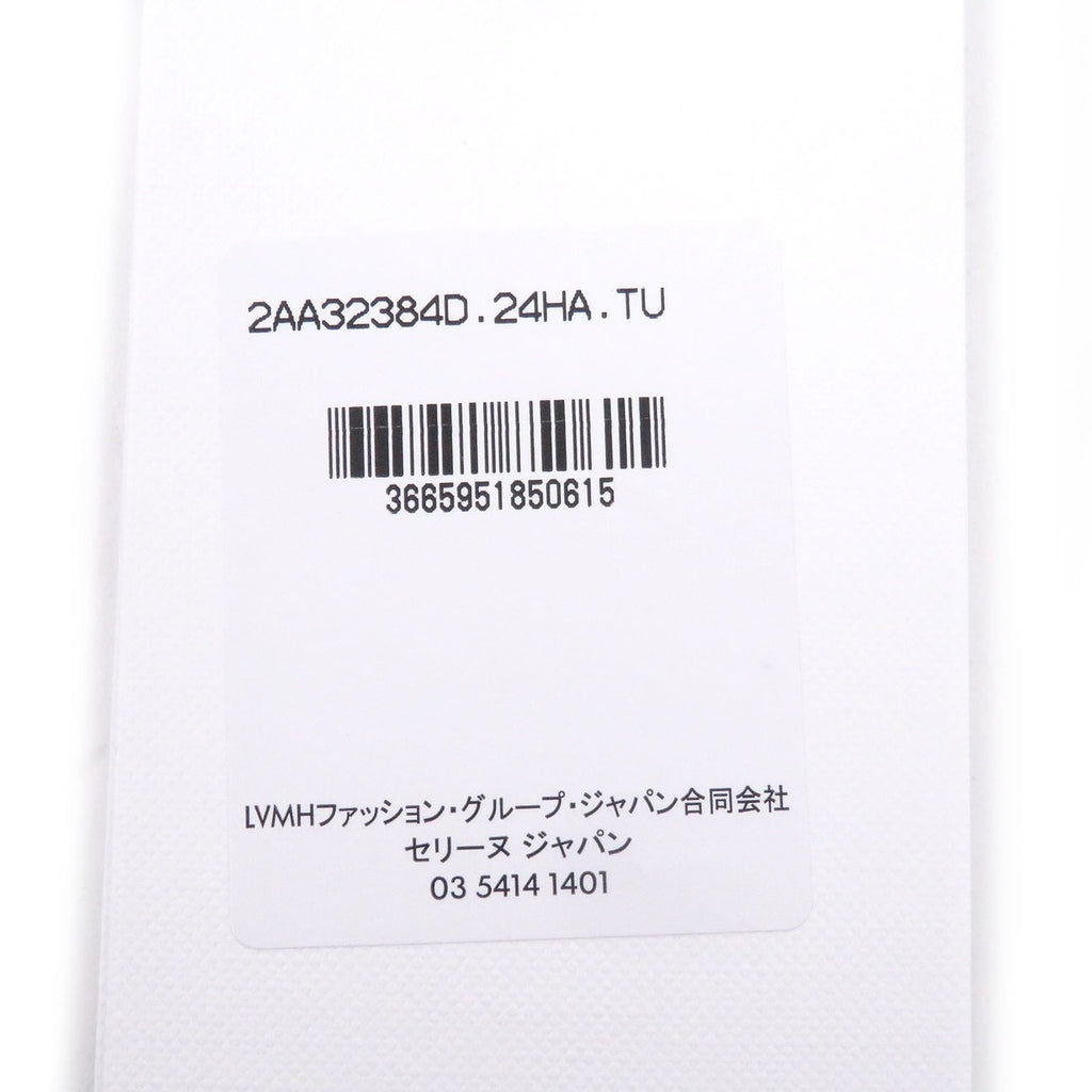 Celine Cashmere Triomphe Beanie Knit Cap Pink Hat — view 9