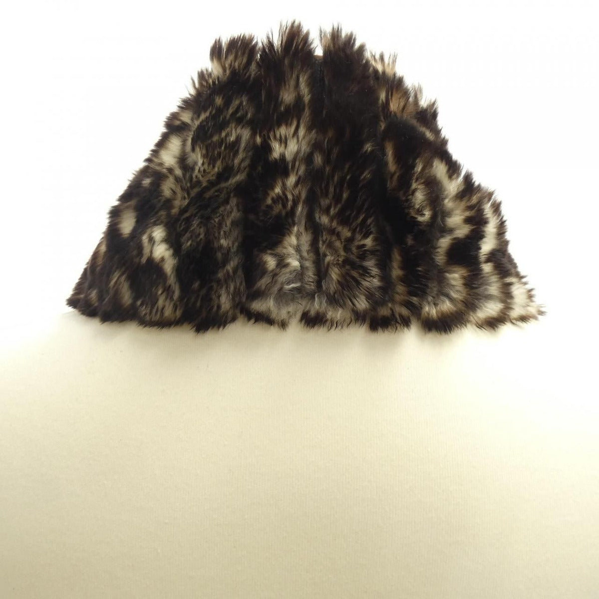 Chanel Scarf Cashmere White Brown — view 2