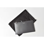 Saint Laurent Paris Flap Pouch Clutch Bag Gray W20 — view 2