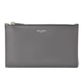 Saint Laurent Paris Flap Pouch Clutch Bag Gray W20