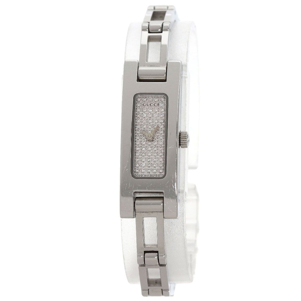 Gucci Square Face Dial Diamond Watch SS