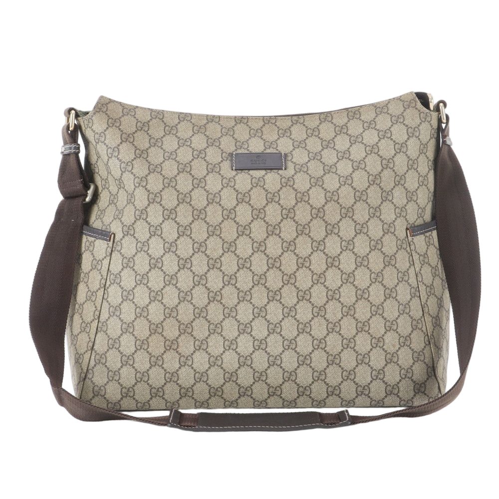 Gucci GG Supreme Leather Shoulder Bag Crossbody Messenger Business