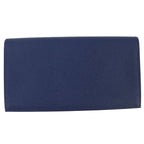 Hermes Mc2 Fleming Veau Epsom Bifold Wallet Billfold Navy — view 3