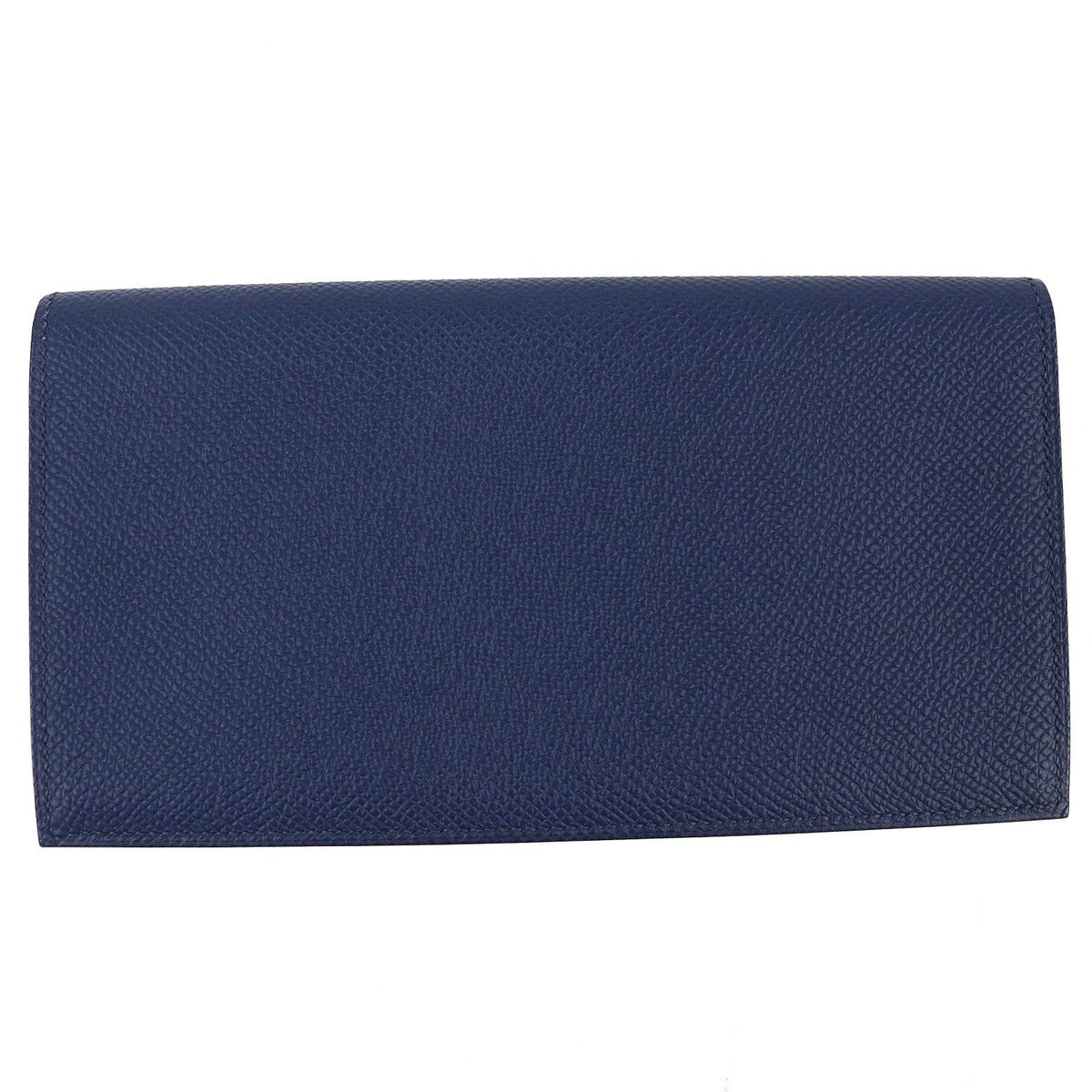 Hermes Mc2 Fleming Veau Epsom Bifold Wallet Billfold Navy — view 3