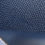 Hermes Mc2 Fleming Veau Epsom Bifold Wallet Billfold Navy — view 9
