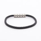 Dior Bracelet Cannage Braid Leather Black — view 2