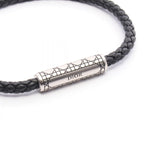 Dior Bracelet Cannage Braid Leather Black — view 4