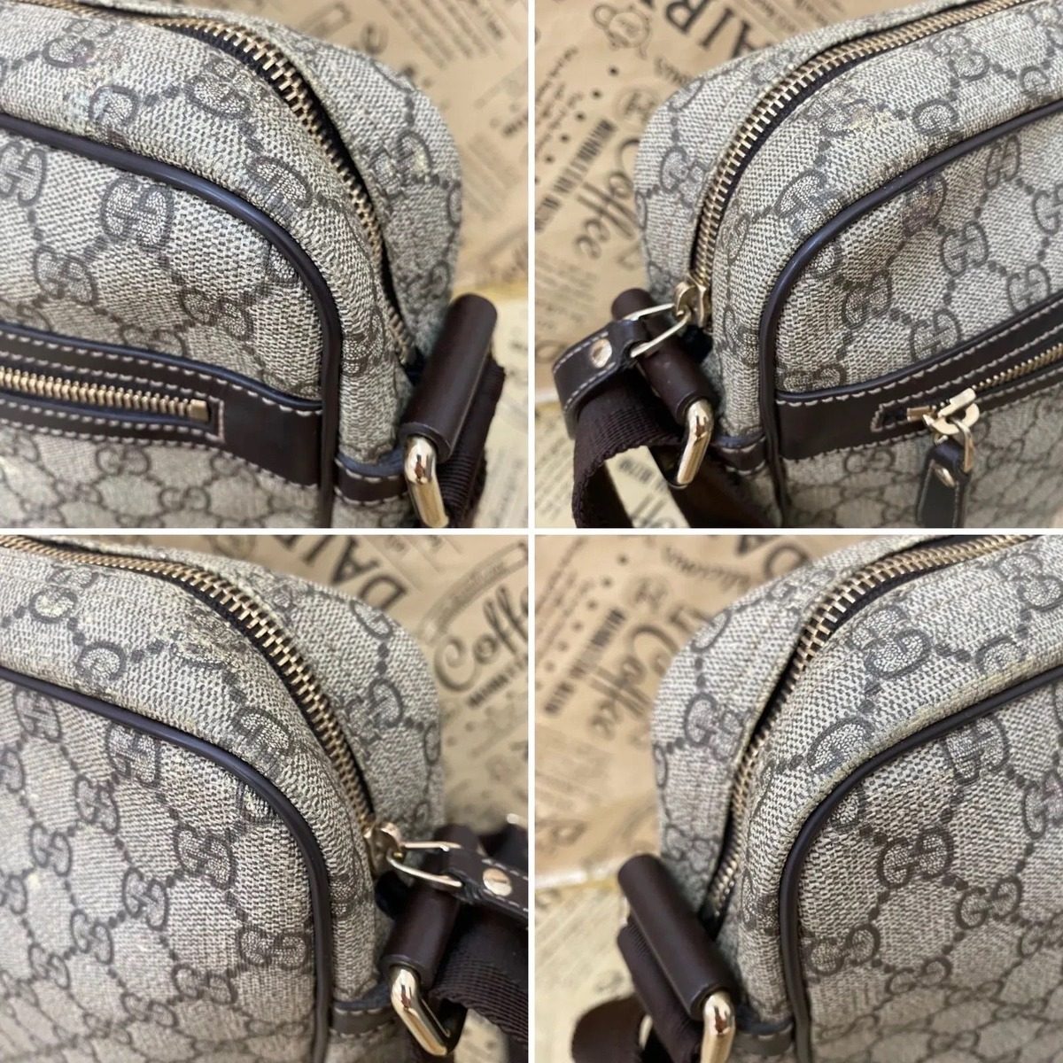 Gucci Shoulder Bag GG Supreme Crossbody Business Travel — view 7